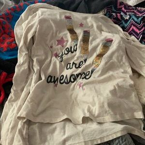 gap kids shirt with flip sequins